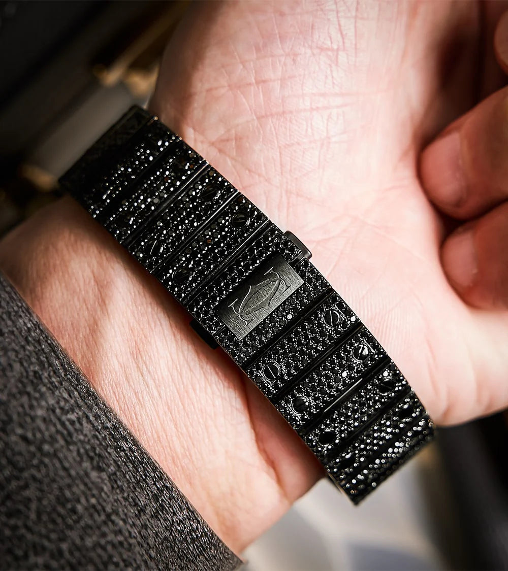 CTR Watch Stone Mens Striking Stone Finish Precision Quartz