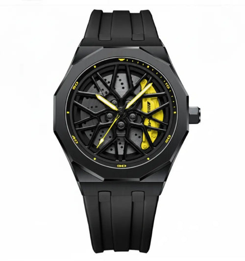 3D Rim Hub Sports Watch for Men
